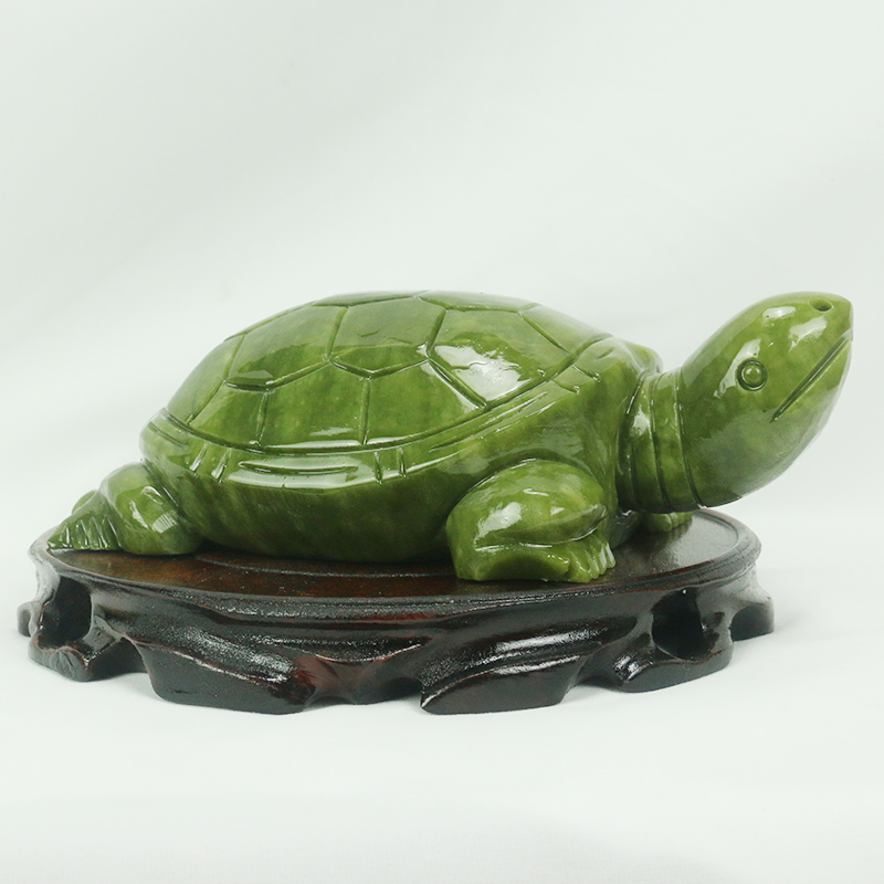 Natural Jade/turtle Sculpture/ - Aquarium Fish Only recension och pris