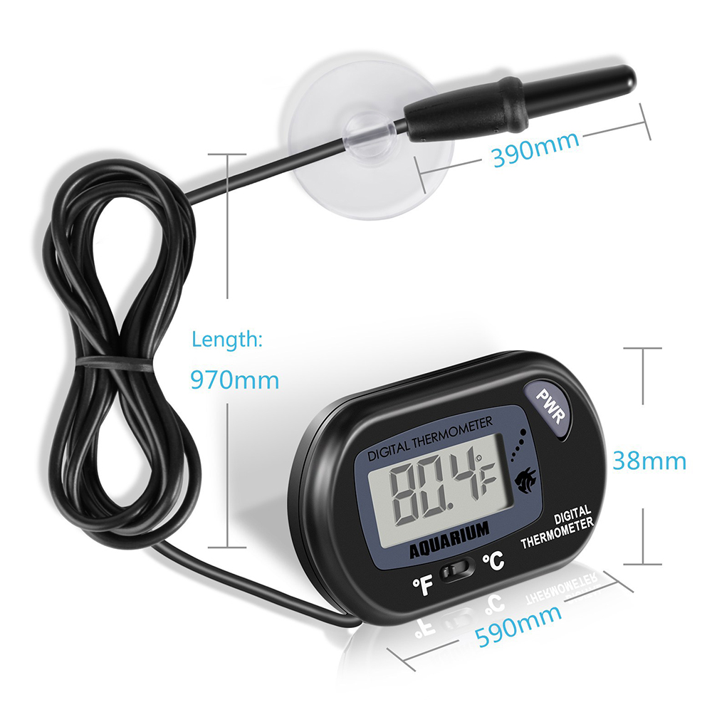 ST-3 Waterproof Digital Aquari - Aquarium Fish Yellow And Black recension och pris