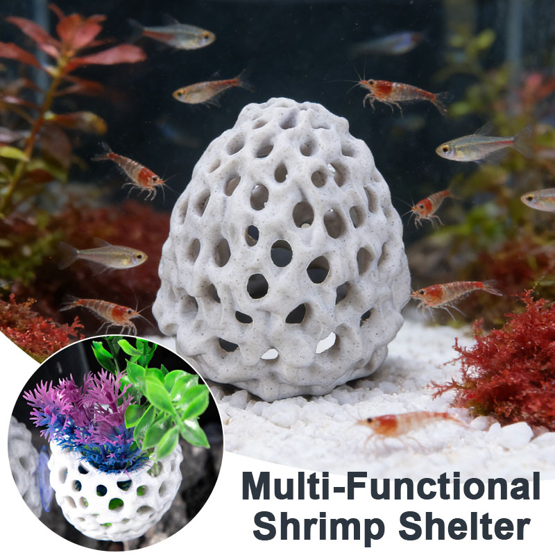1PC Aquarium shrimp house Cave - Aquarium Fish Hiding Spot recension och pris