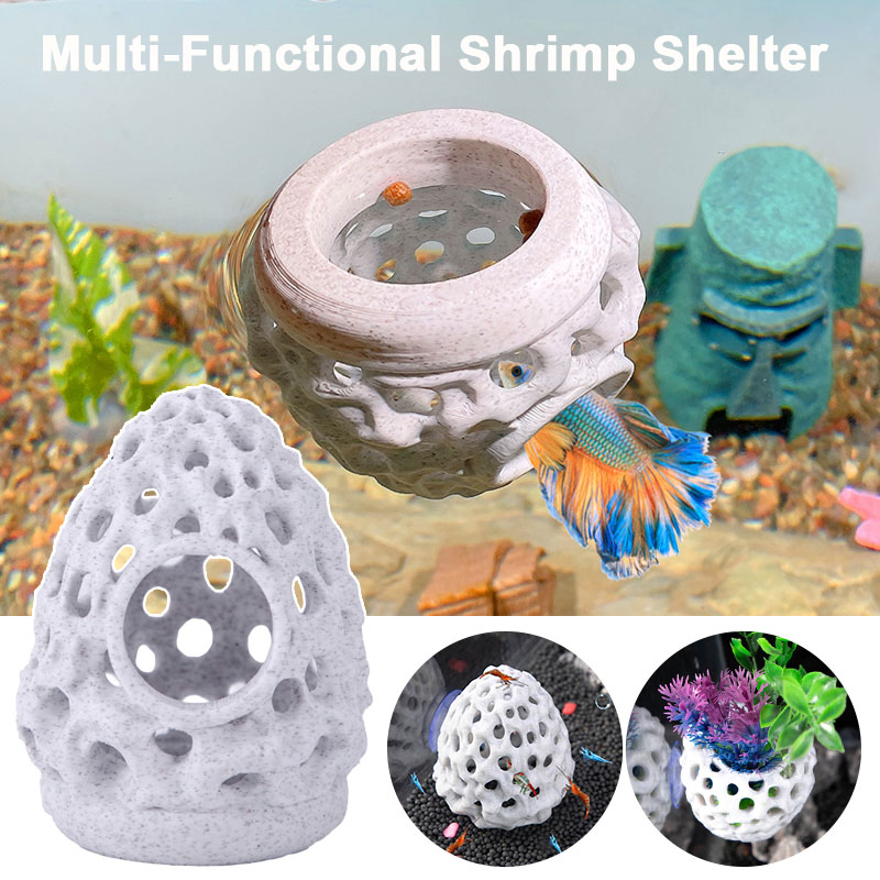 1PC Aquarium shrimp house Cave - Aquarium Fish Hiding Spot recension och pris