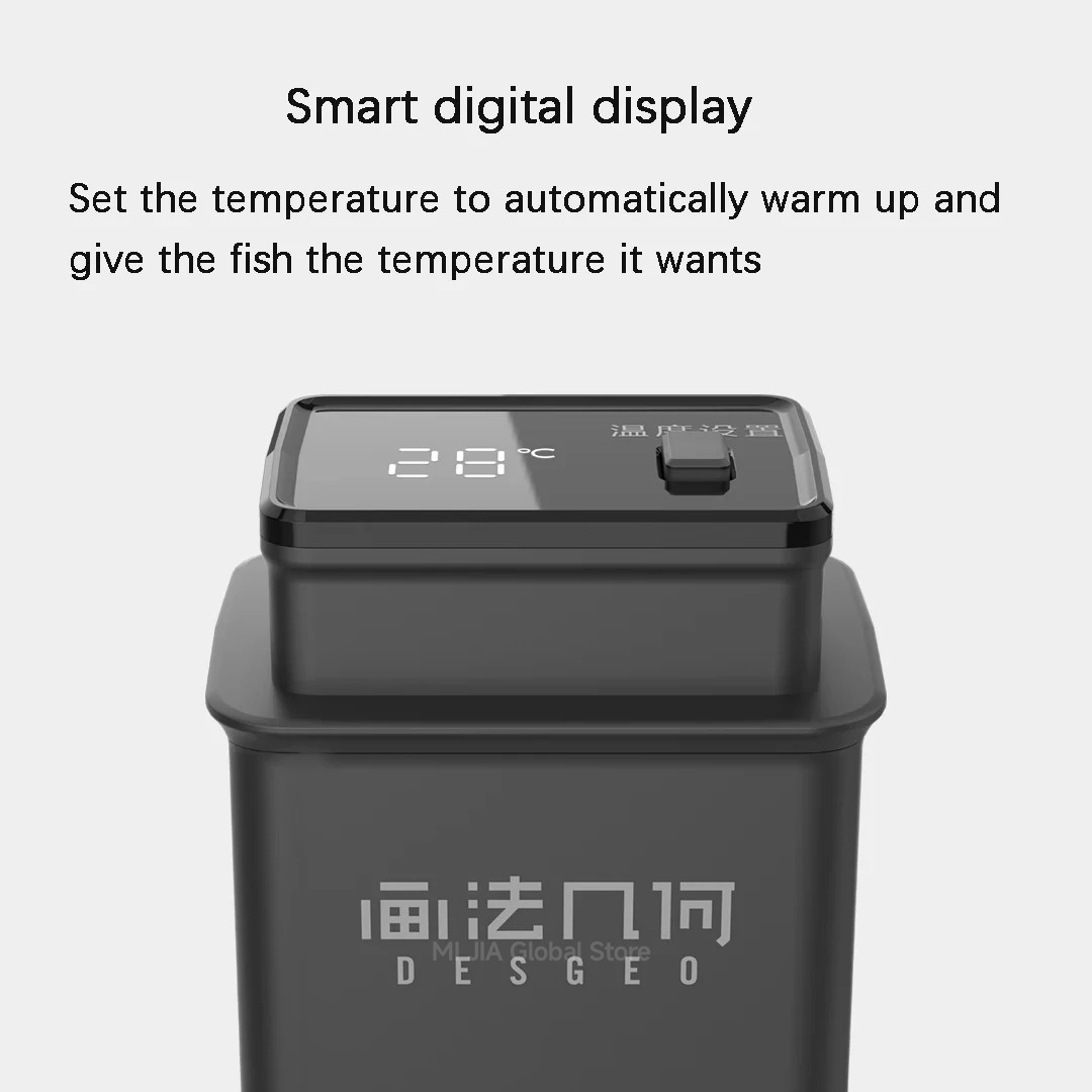DESGEO 50W Smart Aquarium Heat - Aquarium Fish App recension och pris