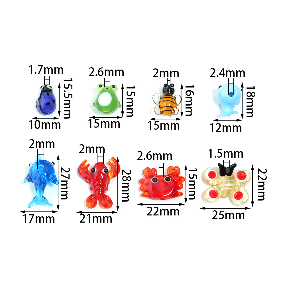 2Pcs Glass Pendant Marine Anim - Aquarium Fish Items recension och pris