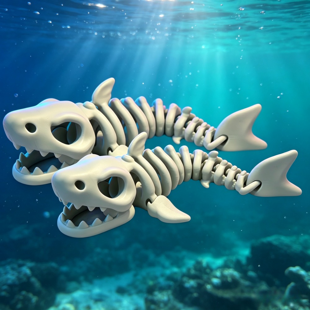Shark Skeleton Aquarium Decor  - Aquarium Fish Only recension och pris