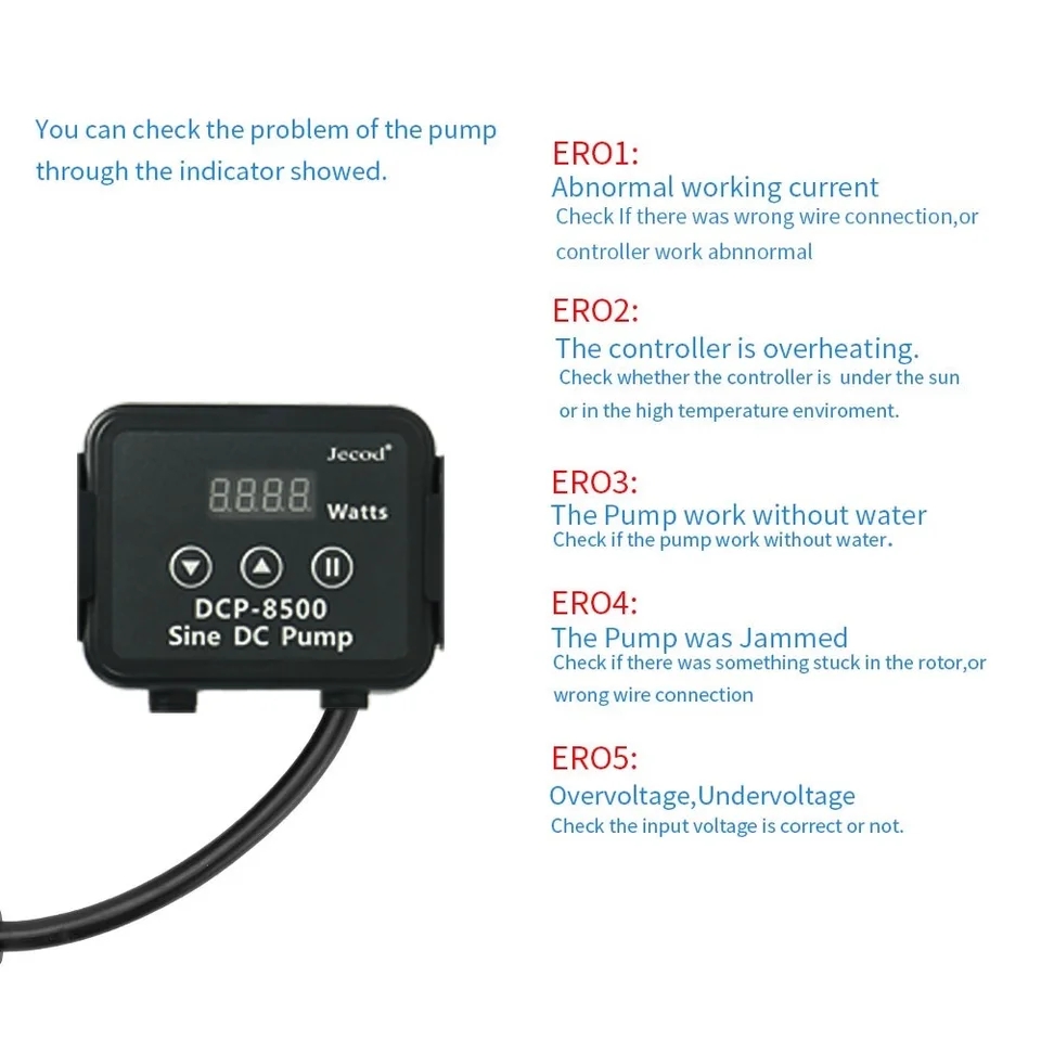 Jebao Jecod DCP 2500/3500/5000 - Aquarium Fish App recension och pris