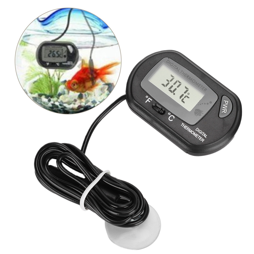 Digital LCD Sensor Aquarium Wa - Aquarium Fish Yellow And Black recension och pris