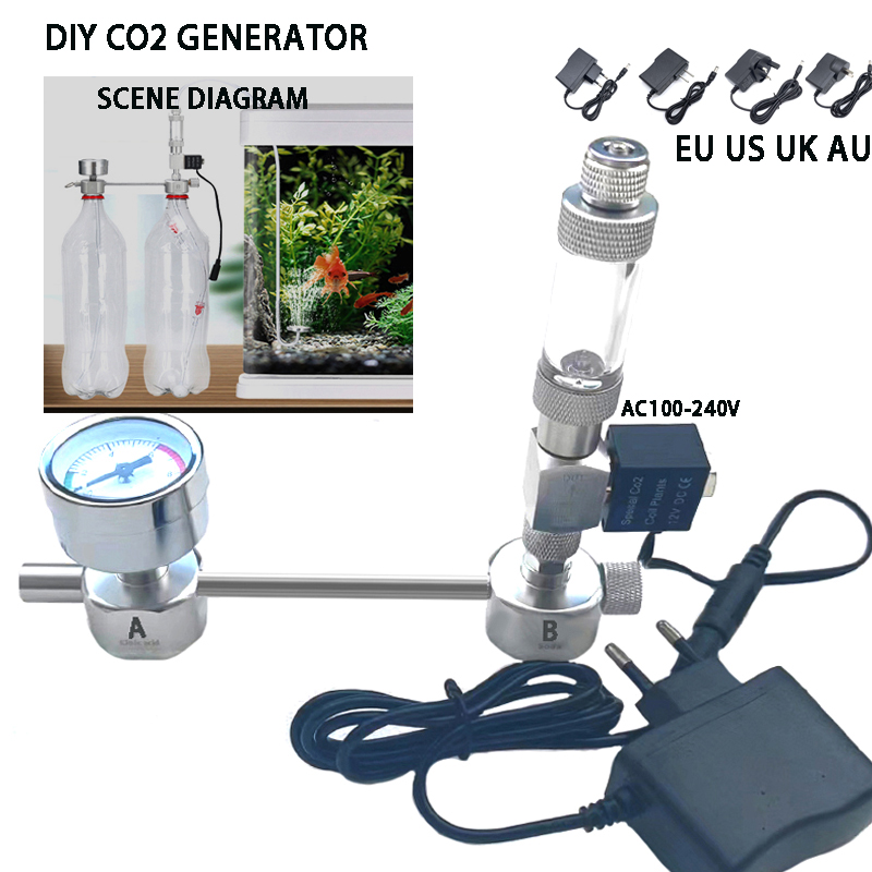 Aquarium DIY CO2 Generator Sys - Co2 Diffuser Planted recension och pris