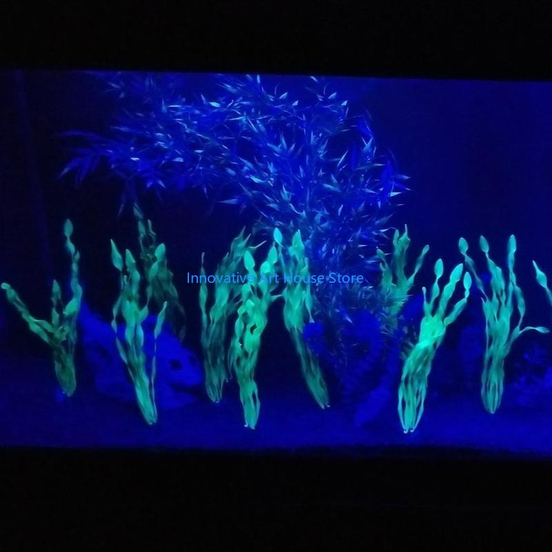 E1PC 10x Artificial Green Aqua - Aquarium Fish Hiding Spot recension och pris
