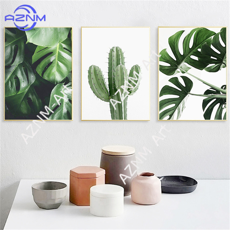 Green Plant Painting Monstera  - Live Plant Fertilizer recension och pris