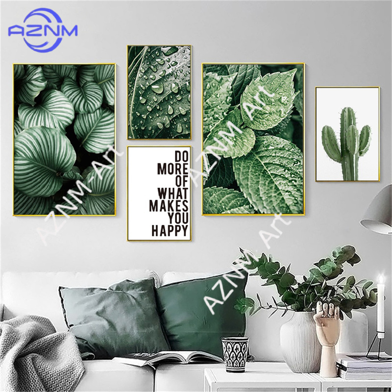 Green Plant Painting Monstera  - Live Plant Fertilizer recension och pris
