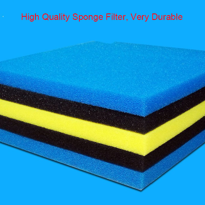 50cmx50cmx2cm Filtration Foam  - Aquarium Fish Yellow And Black recension och pris