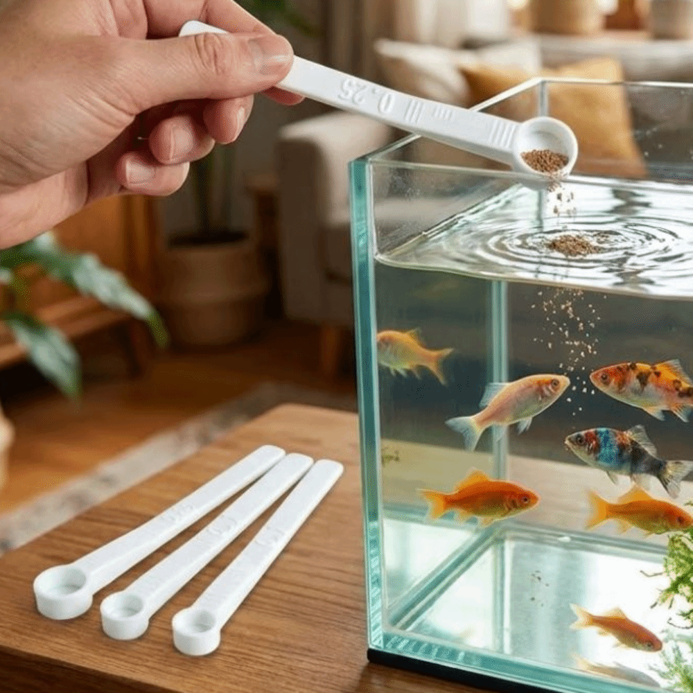 3Pcs Multi-size Fish Food Meas - Aquarium Fish Holiday Food recension och pris