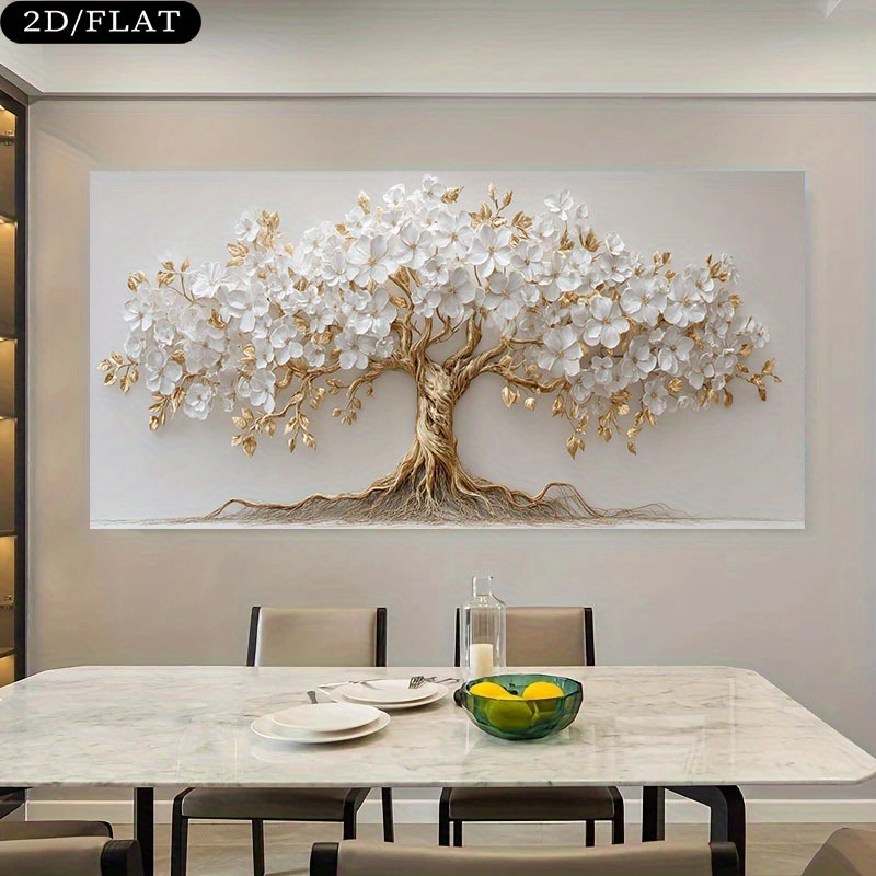 Frameless Large White Flower N - Live Plant Fertilizer recension och pris