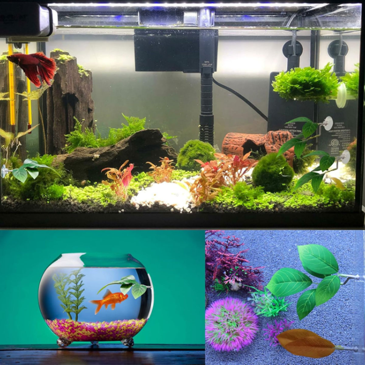 1 PC Betta Fish Hammock Soft A - Aquarium Fish Only recension och pris