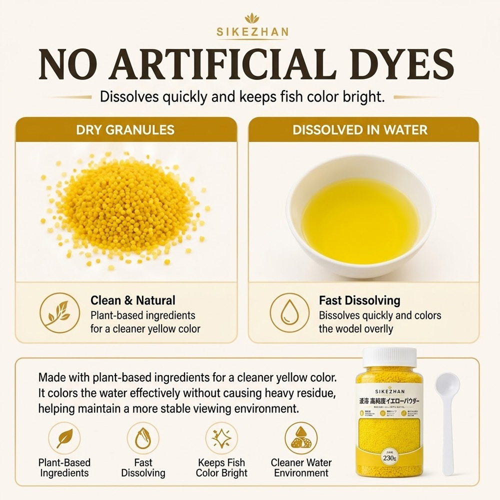 230g Quick Dissolve Yellow Aqu - Aquarium Fish Yellow recension och pris