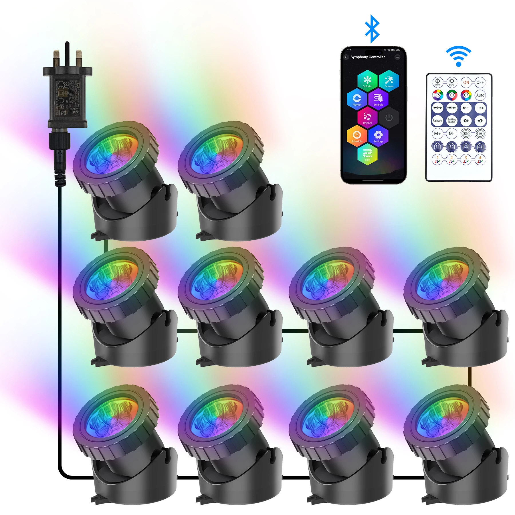 6/8/10 LED RGB Underwater Pond - Aquarium Fish App recension och pris