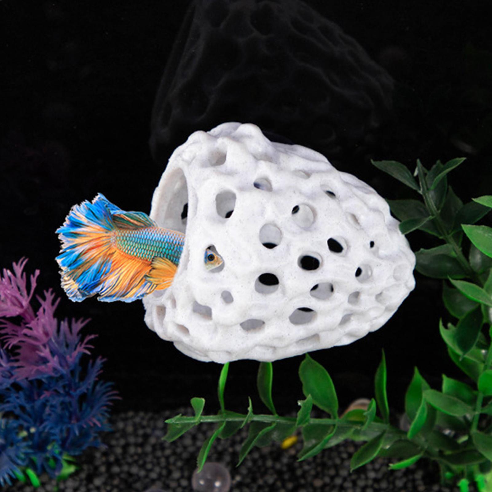 Aquarium shrimp house Cave Min - Aquarium Fish Hiding Spot recension och pris