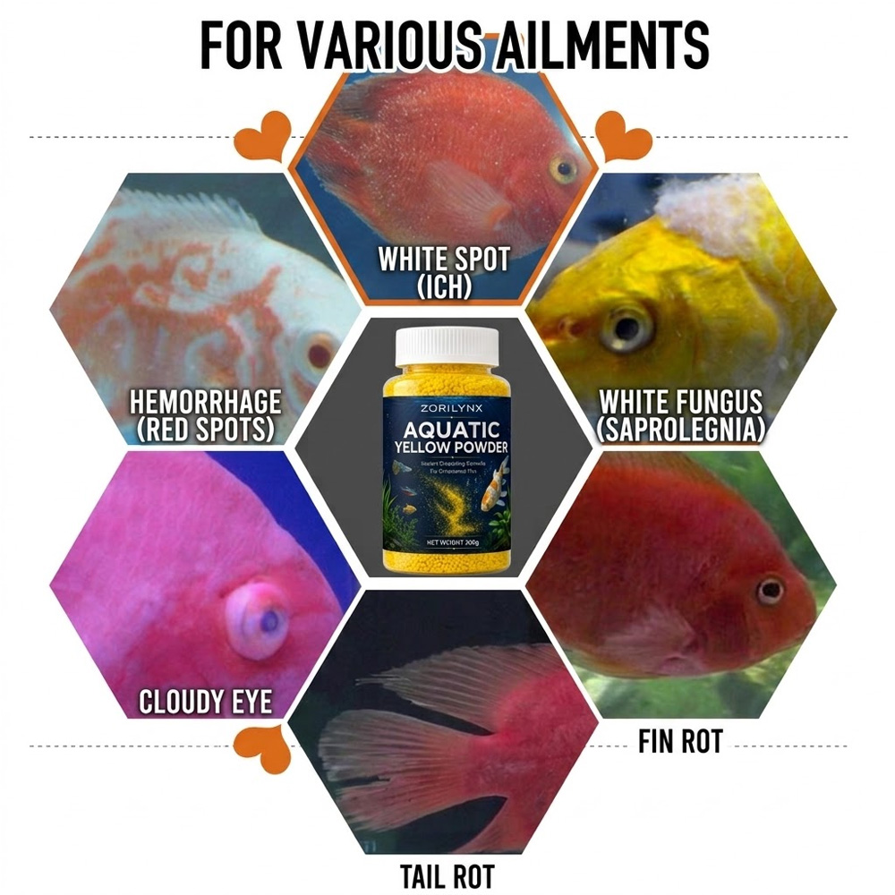Aquatic Yellow Powder Instant  - Aquarium Fish Yellow recension och pris