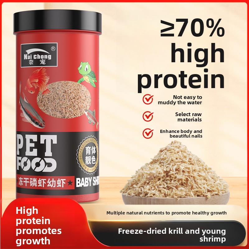 Naichong Freeze-Dried Antarcti - Aquarium Fish Holiday Food recension och pris