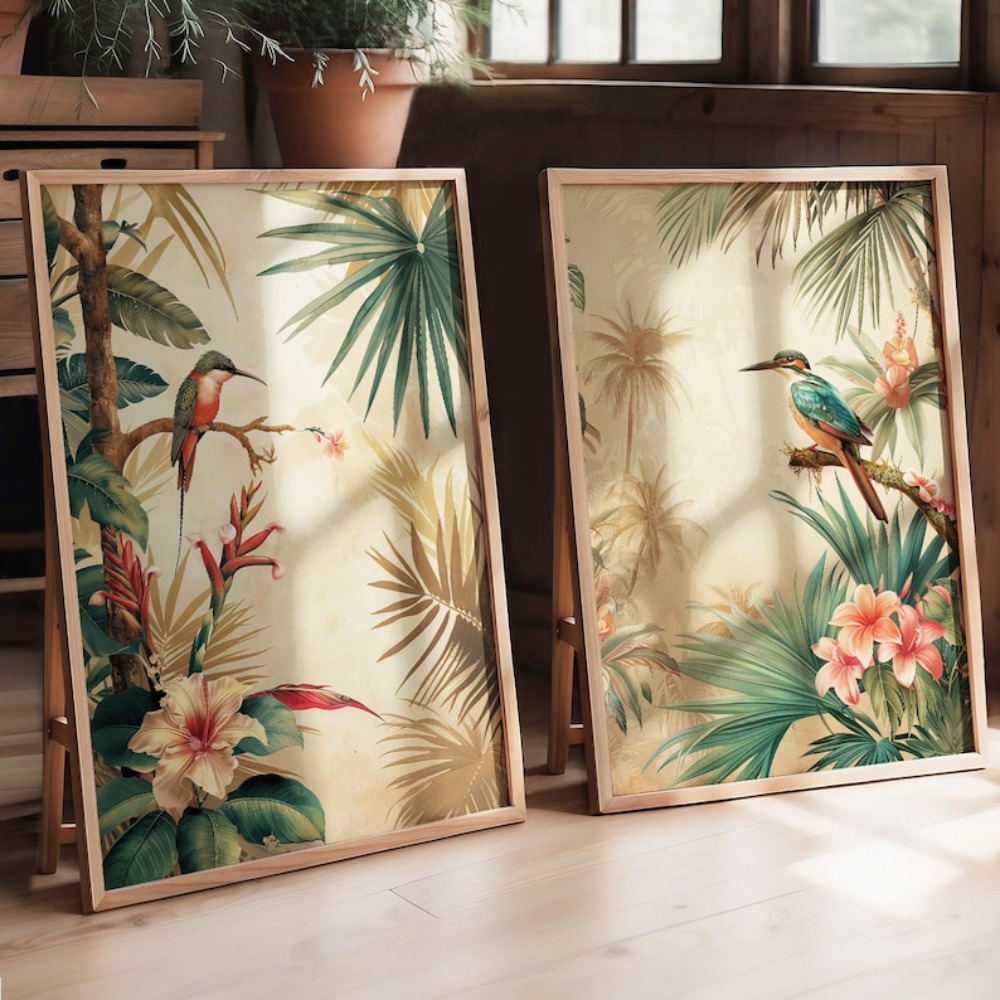 2 Frameless Retro Plant Bird P - Live Plant Fertilizer recension och pris