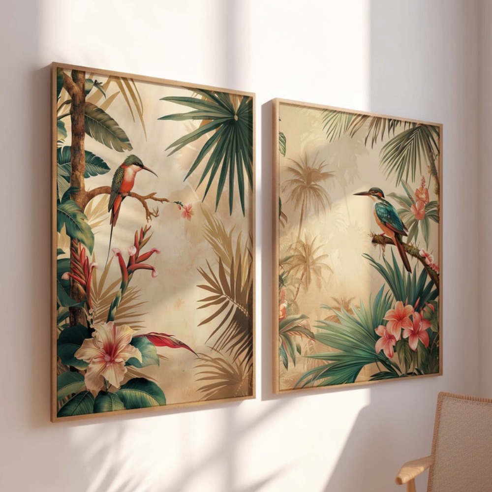 2 Frameless Retro Plant Bird P - Live Plant Fertilizer recension och pris