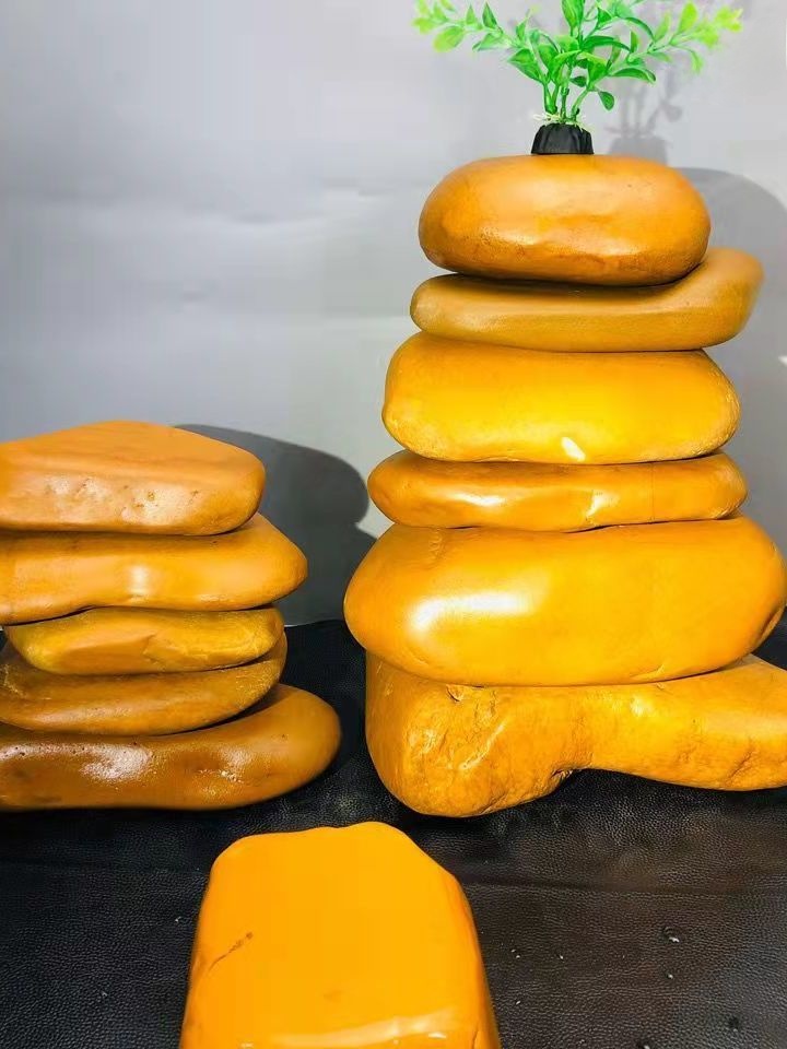 Natural Yellow Wax Stone Turtl - Aquarium Fish Yellow recension och pris