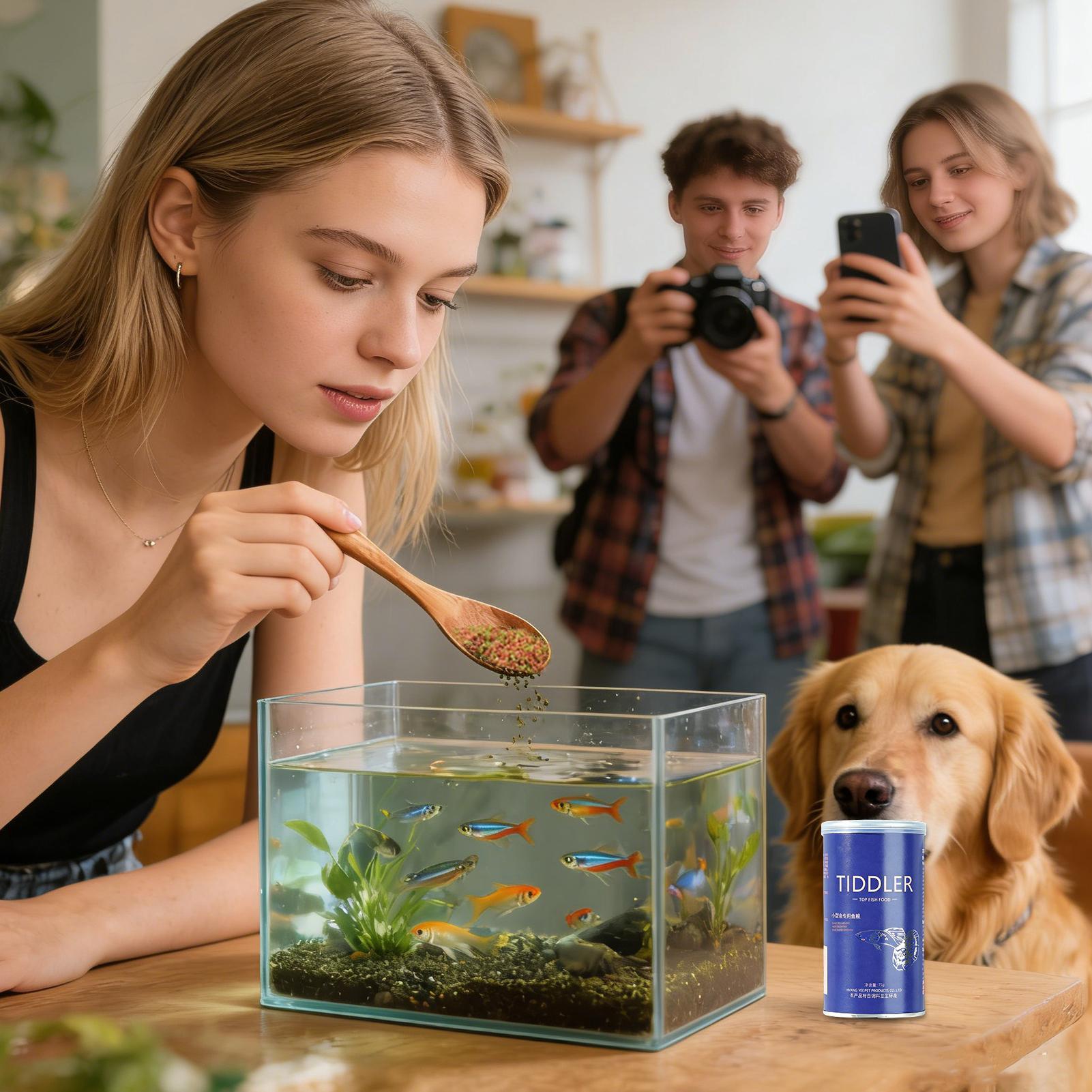 Fish Food Aquarium Feed Small  - Aquarium Fish Items recension och pris