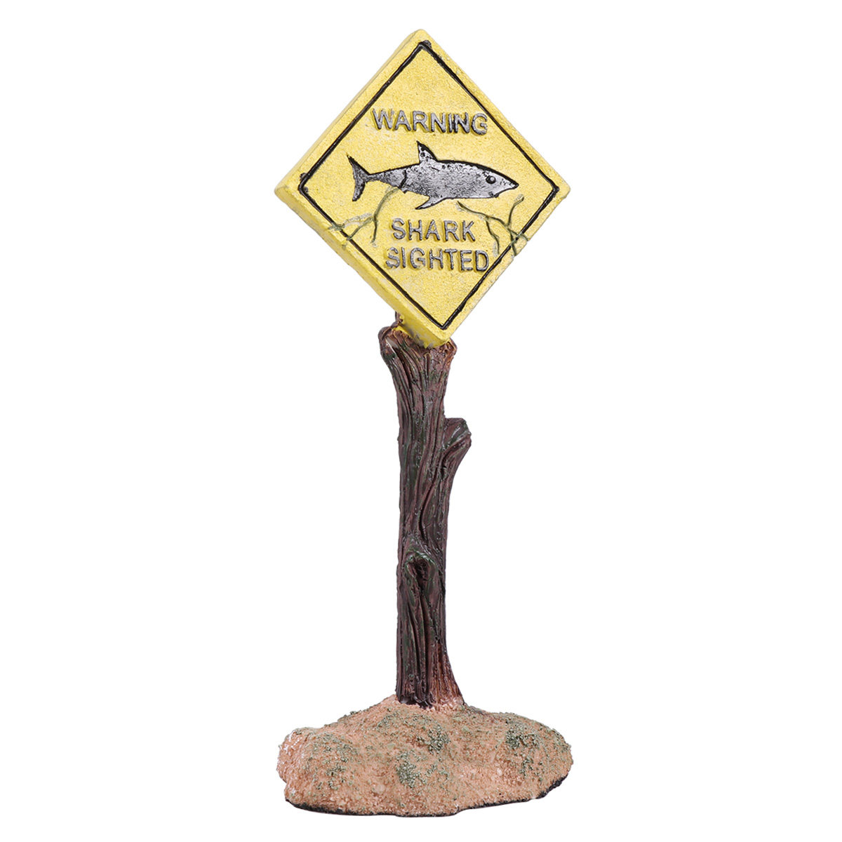 Cartoon Resin Fish Tank Warnin - Aquarium Fish Yellow recension och pris
