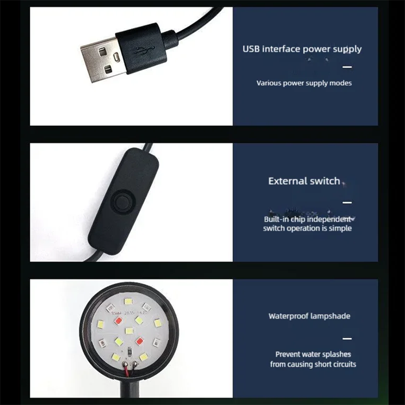 USB LED Fish Tank Clip Lamp Hi - Aquarium Fish Buy recension och pris