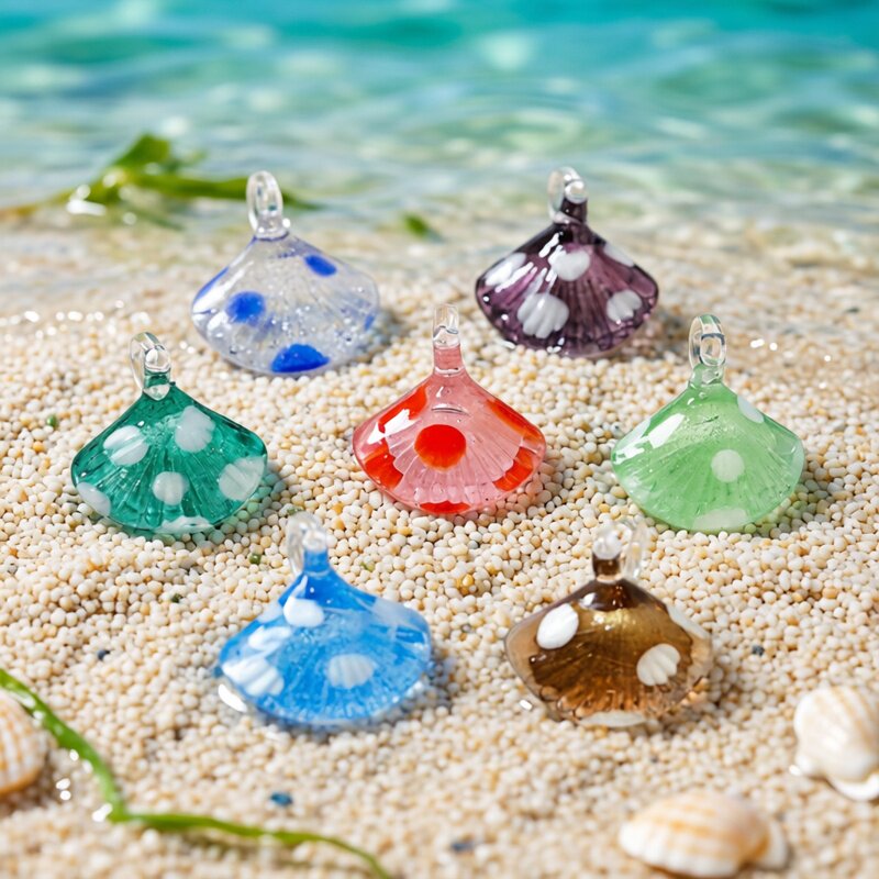 Colorful Mini Sea Shell Charm  - Aquarium Fish Items recension och pris