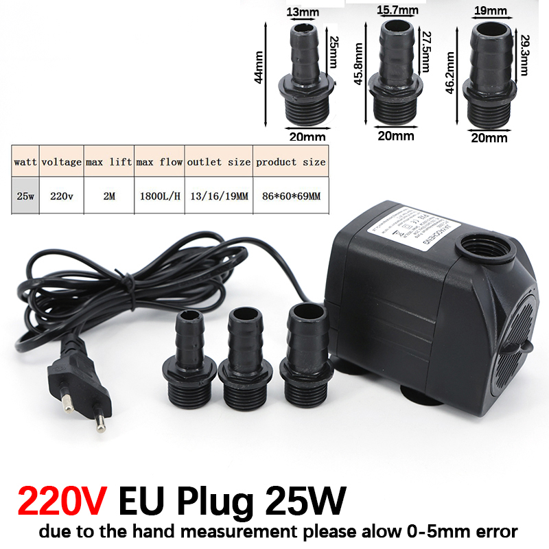 AC 220V 16W 25W Submersible Wa - Aquarium Fish Items recension och pris