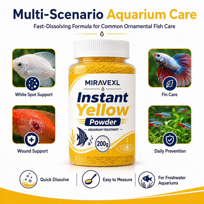 MIRAVEXL Fast Dissolve Yellow  - Aquarium Fish Yellow recension och pris