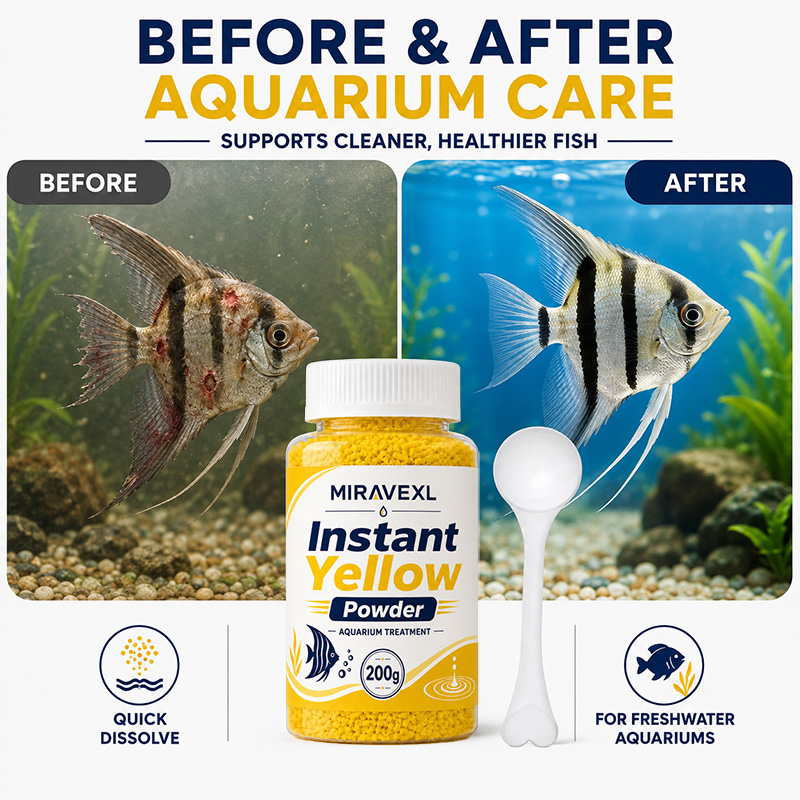 MIRAVEXL Fast Dissolve Yellow  - Aquarium Fish Yellow recension och pris