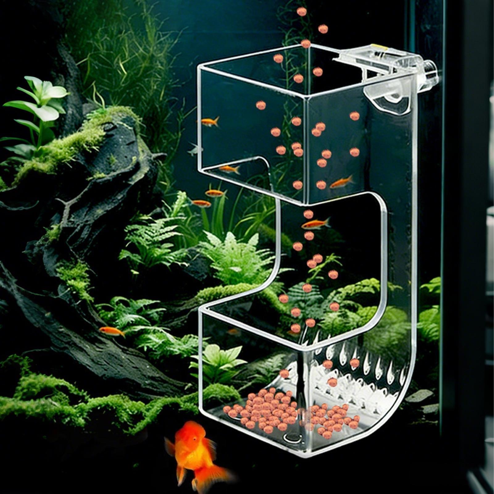 Aquarium Fish Feeder Box Trans - Aquarium Fish Holiday Food recension och pris