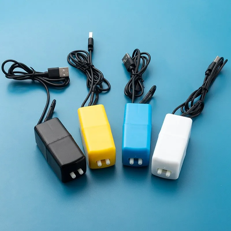 1Pc Double Hole Fish Tank Oxyg - Aquarium Fish Yellow And Black recension och pris