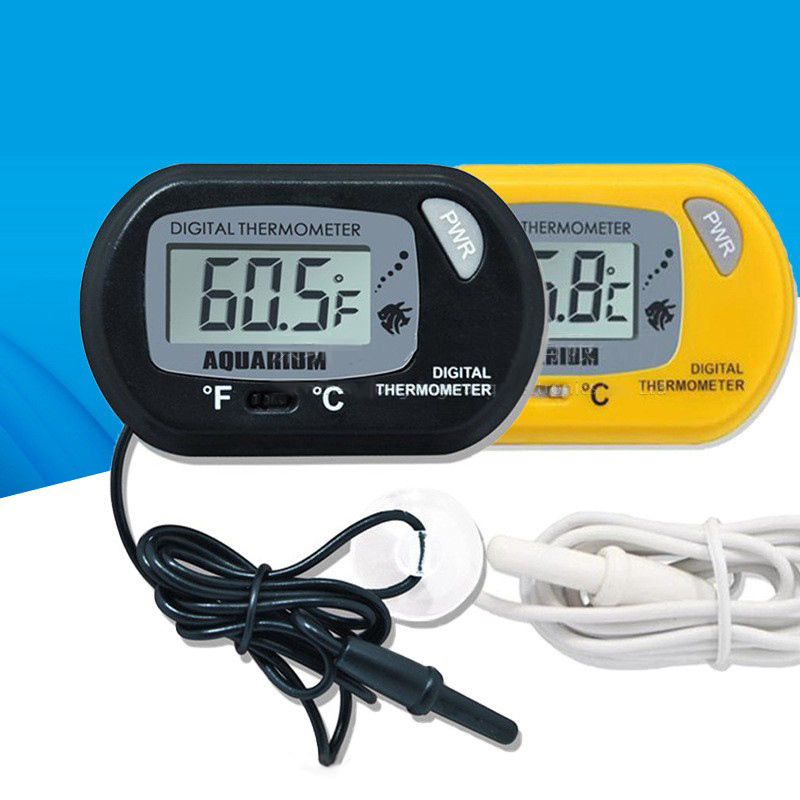 1PC 58*37mm Fish Tank Digital  - Aquarium Fish Yellow recension och pris