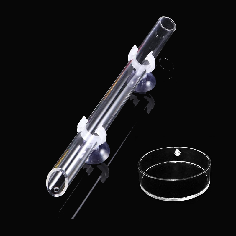 1Pcs Acrylic Aquarium Feeder T - Aquarium Fish Holiday Food recension och pris